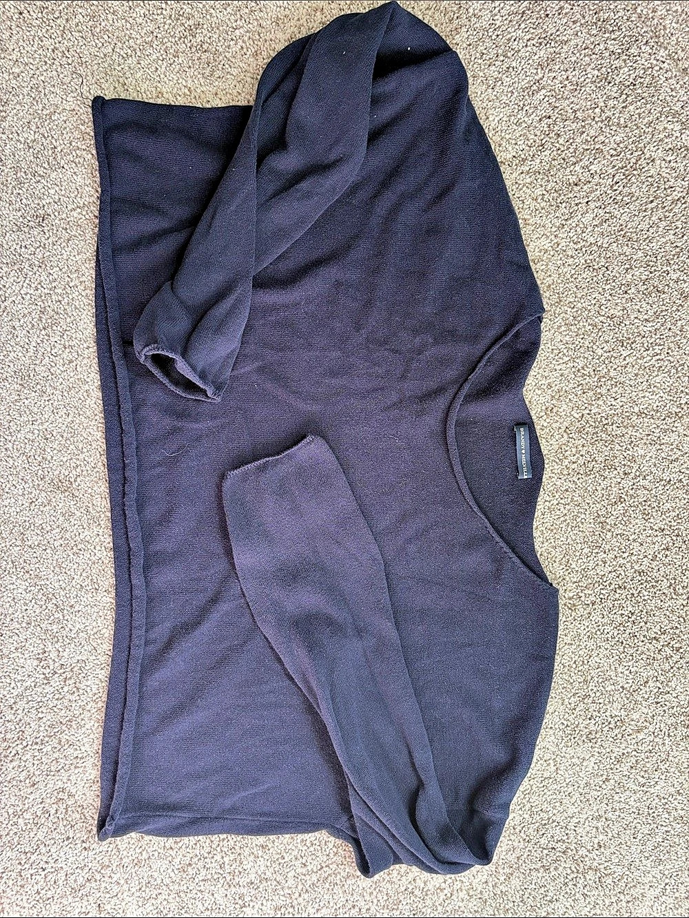 Brandy Melville Cameron Cropped Sweater Blue